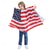 billiga Tillbehör-USA-flagga Karnevalsdräkt 4 juli kostym Rolig Pojkar Flickor Barn Prestanda Fest Karnival Självständighetsdag 4 juli Lätt karnevalsdräkt