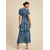 cheap Casual Dress-Floral Bloom Flowy Chiffon Tiered Maxi Dress