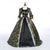abordables Robes-ancien Rococo Renaissance Maxi Robe Normal Juliette Cendrillon Princesse Col carré Déguisement Royal Halloween Carnaval Mascarade Soirée Halloween Performance Adultes