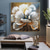 cheap Oil Paintings-Handmade Oil Painting Canvas Wall Art Decoration Modern Flowers Plants Peony Large Flower for Home Dance Studio Decor Rolled Frameless Unstretched Painting