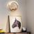 cheap Indoor Wall Lights-LED Wall Lights 3-Color 20cm 5W Modern Luxury Villa Creative Glass Chandelier Creative Corridor Wall Lamp Wall lamp Bedroom Living Room 110-240V