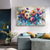 cheap Floral/Botanical Paintings-Large handmade  Colorful flower Canvas Oil Painting Handpainted Heavy Textured Palette Knife tree oil painting Wall Decor Impasto Acrylic Floral Painting for Living Room bedroom artwork wall Decor