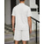 baratos Esportes-Homens Camisa de golfe pólo de golfe Trabalho Casual Lapela Manga Curta Básico Moderno Tecido Botão 2 Peças Primavera Verão Normal Preto Branco Azul Marinho Verde Tropa Camisa de golfe