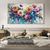 cheap Floral/Botanical Paintings-Large handmade  Colorful flower Canvas Oil Painting Handpainted Heavy Textured Palette Knife tree oil painting Wall Decor Impasto Acrylic Floral Painting for Living Room bedroom artwork wall Decor
