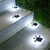 cheap Pathway Lights &amp; Lanterns-1/4pcs Outdoor Solar Cat Paw Lawn Lights, Solar Cute Cat Paw Deck Lights Ground Lamps LED Cat Paw Scene Light Landscape Light