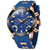 abordables Montres à quartz-OLEVS Hommes Montres à quartz Extérieur Sportif Mode Montre Bracelet Lumineux Calendrier Chronographe IMPERMÉABLE Gel de Silicone Suivre