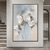 cheap Oil Paintings-Handmade Oil Paintings Canvas Wall Art Decoration Wabi-Sabi Style Simple Abstract Flowers for Home Decor Rolled Frameless Unstretched Painting