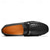 abordables Mocassins décontractés-mocassins en cuir tressé pour hommes - chaussures habillées à boucle élégantes pour les occasions formelles et décontractées