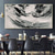 cheap Oil Paintings-Handmade Oil Painting Canvas Wall Art Decoration Modern Simple Abstract Texture Black White for Living Room Home Decor Rolled Frameless Unstretched Painting