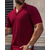 cheap Sports-Men&#039;s Golf Shirt Golf Polo Work Casual Cuban Collar Short Sleeve Basic Modern Plain Classic Spring &amp; Summer Regular Fit Black White Dark Red Golf Shirt
