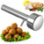 cheap Kitchen Utensils &amp; Gadgets-Falafel Scoop - Stainless Steel Professional Falafel Maker Scoop | Stainless-Steel Falafel Maker Tool Food Safe and Non-Sticky Falafel Baller Scoop Mold