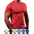 cheap Men&#039;s Active Tees &amp; Tanks-Men&#039;s Gym Shirt Short Sleeve Tee Tshirt Summer Spandex Breathable Quick Dry Lightweight Comfortable Yoga Gym Workout Running Sportswear Activewear Black White Red