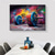 cheap Abstract Paintings-Hand Painted Gym Canvas Wall Art Barbell Graffiti Weightlifting Decor Sport Motivational  Fitness Wall Art Home Decor Large No Frame