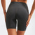 billige Yoga shorts og syklister-Dame Joggebukser Gymshorts Yogabukser Lomme med telefonlomme Lettvekt Høy Midje Pilates Treningsøkt Løp Shorts Helfarge Mote Svart / Hvit Svart Burgunder Høst sport Sportsklær Mikroelastisk Mager