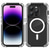 cheap iPhone Cases-Phone Case For iPhone 15 Pro Max iPhone 14 Pro Max Back Cover Magnetic Adsorption Translucent Support Wireless Charging Shockproof PC Metal Silicone