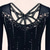 cheap Figure Skating Dresses-Figure Skating Dress Women&#039;s Girls&#039; Ice Skating Dress Black Red Thumbhole Halo Dyeing Mesh Spandex Stretchy Training Practice Professional Skating Wear Thermal Warm Classic Crystal / Rhinestone Long