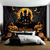 cheap Halloween Wall Tapestries-Halloween Decorations Hanging Tapestry Evil Pumpkin Castle Wall Art Large Tapestry Mural Decor Photograph Backdrop Blanket Curtain Home Bedroom Living Room