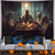 cheap Halloween Wall Tapestries-Halloween Decorations Ghosts Dinner Hanging Tapestry Wall Art Large Tapestry Mural Decor Photograph Backdrop Blanket Curtain Home Bedroom Living Room Decoration Pumpkin Haunted House