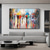 cheap Landscape Paintings-Rain Day Painting hand painted Street Scenery Painting Impressionism Painting city art painting hand painted Urban wall art oil painting hand painted Modern city painting Wall art decor