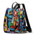 cheap Backpacks &amp; Bookbags-Large Capacity Colorful Abstract Art Print Multi-Carry Backpack - Durable and Spacious School Bag with Adjustable Straps, Available in Two Patterns