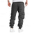 cheap Sweatpants-Men&#039;s Sweatpants Joggers Trousers Pocket Drawstring Elastic Waist Plain Comfort Sports Outdoor Daily Fashion Casual Black Navy Blue Micro-elastic