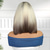 billige Syntetiske parykker med blonder-Syntetisk blonderparykk Rett Stil 14 tommers Mørkebrunt gullblond Ombre Bobfrisyre U-del Parykk Dame Parykk Brun / Hvit