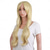 tanie Peruki imprezowe-50 cm/ 20 cali długa kręcona naturalna modna piękna peruka (blond) peruki karnawałowe