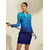 cheap Designer Collection-Women&#039;s Golf Polo Shirt Blue Short Sleeve Top Ladies Golf Attire Clothes Outfits Wear Apparel