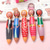 cheap Office Supplies-Cartoon Doll Little Ballpoint Pen Blue Refill Press-type Doll Ballpoint Pen 5pcs