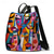 cheap Backpacks &amp; Bookbags-Large Capacity Colorful Abstract Art Print Multi-Carry Backpack - Durable and Spacious School Bag with Adjustable Straps, Available in Two Patterns