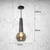 billige Pendellys-led pendellampe e27 industriell terrazzofinish hengende lys farge sement pendellampe klart glass skjerm lysekrone for gårdshus entré spisestue kjøkkenøy