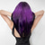 cheap Synthetic Trendy Wigs-Synthetic Wig Uniforms Career Costumes Princess Straight kinky Straight Middle Part Layered Haircut Machine Made Wig 22 inch Dark Purple Synthetic Hair Women&#039;s Cosplay Party Fashion Purple