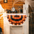 cheap Halloween Wall Tapestries-Halloween Decorations Flag Bunting Half Fan Flag Halloween Yard Hanging Bunting Flag Banner with Grommets for Porch Yard Outdoor Festival Patio Lawn Garden Party Decor