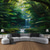 cheap Landscape Tapestry-Nature Landscape Leaves Hanging Tapestry Wall Art Large Tapestry Mural Decor Photograph Backdrop Blanket Curtain Home Bedroom Living Room Decoration