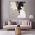 cheap Abstract Paintings-Handmade Oil Painting Canvas Wall Art Decoration Modern Simple Abstract for Home Dance Studio Decor Rolled Frameless Unstretched Painting