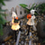 preiswerte Outdoor- &amp; Gartenanzeigen-1 Stück Solar-Kürbis mit Geister-Rasenlicht, Halloween-Gartenbeleuchtung für draußen, wasserdicht, Garten, Park, Gehweg, Landschaftsdekoration, Harz-Kürbislicht, Halloween-Beleuchtung für draußen, Dekorationen