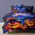 cheap Duvet Cover Sets-Halloween Collection Duvet Cover Set 3 Piece Set  Jack O Lantern Pumpkin Super Soft Skin-friendly Long-lasting