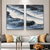 economico Quadri paesaggistici-grandi dipinti ad olio su tela di mare dipinti ad olio fatti a mano 3d texture paesaggio marino arte dipinti ad olio arte murale fatta a mano dipinti di onde oceaniche blu e bianche pittura ad olio