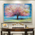 cheap Floral/Botanical Paintings-Mintura Handmade Tree Flowers Oil Paintings On Canvas Modern Wall Art Room Decoration Abstract Picture For Home Decor Rolled Frameless Unstretched Painting