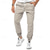 cheap Casual Pants-Men&#039;s Sweatpants Joggers Trousers Pocket Drawstring Elastic Waist Plain Comfort Sports Outdoor Daily Fashion Casual Black White Micro-elastic