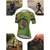 cheap Women&#039;s Jerseys-Women&#039;s Cycling Jersey Short Sleeve Bike Tee Tshirt Top with 3 Rear Pockets Mountain Bike MTB Road Bike Cycling Quick Dry Front Zipper Wicking Green Paisley Spandex Sports Clothing Apparel