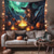 cheap Halloween Wall Tapestries-Halloween Decorations Witch Hanging Tapestry Wall Art Large Tapestry Mural Decor Photograph Backdrop Blanket Curtain Home Bedroom Living Room Decoration