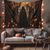 cheap Halloween Wall Tapestries-Halloween Decorations Death Pumpkin Hanging Tapestry Wall Art Large Tapestry Mural Decor Photograph Backdrop Blanket Curtain Home Bedroom Living Room Decoration