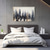 cheap Landscape Paintings-Handmade Oil Painting Canvas Wall Art Decoration Abstract Urban Architecture Landscape for Home Decor Rolled Frameless Unstretched Painting