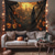 cheap Halloween Wall Tapestries-Halloween Decorations Witch Hanging Tapestry Wall Art Large Tapestry Mural Decor Photograph Backdrop Blanket Curtain Home Bedroom Living Room Decoration