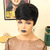 cheap Human Hair Capless Wigs-Pixie Cut Wig Human Hair Short Glueless Wigs For Women Short Wig With Bangs Natural Wig Machine Made Wig