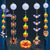 cheap Halloween Lights-Halloween Decorations Hanging Lamp Leather Wire Lamp Jack O Lantern Suction Cup Holiday String Light Indoor Atmosphere Decorative Lamp Holiday Party Decorative Lamp 1pc