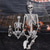abordables Décorations d'Halloween-Squelette d'Halloween posable - Squelette d'Halloween complet avec articulations mobiles pour décorations d'accessoires de maison hantée (1 pièce)