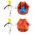 voordelige Halloween Huisdierkostuum-Honden Hondenkostuum Clown leuke Style Grappig Zacht Halloween Carnaval Feest  Hond puppy kleding outfits
