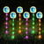 cheap Halloween Outdoor-6pcs Solar Halloween Pumpkin Garden Stake Lights Light Up Pumpkin, Solar Halloween Yard Stake Outdoor Waterproof Lighted Pumpkin Lights for Garden Patio Yard Pathway Grave Decor